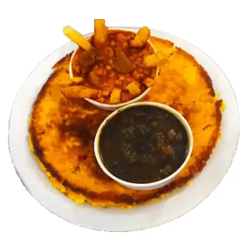 ته دیگ ته چین با خورشت